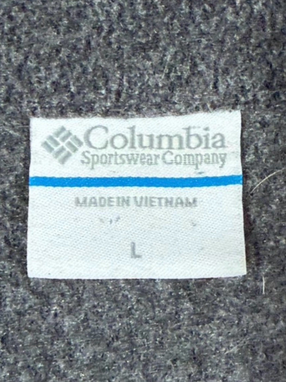 Columbia Charcoal Gray Fleece Zip Vest Women's Large Outdoor Hiking - Picture 3 of 6